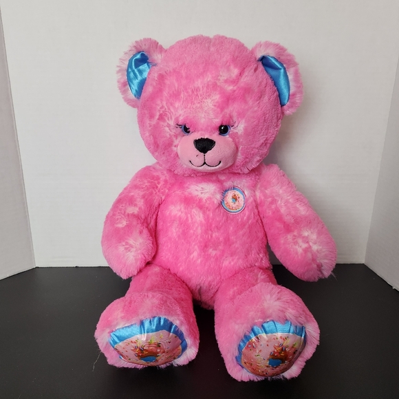 Build A Bear Pink Candy sprinkle Donut Bear - Picture 1 of 10